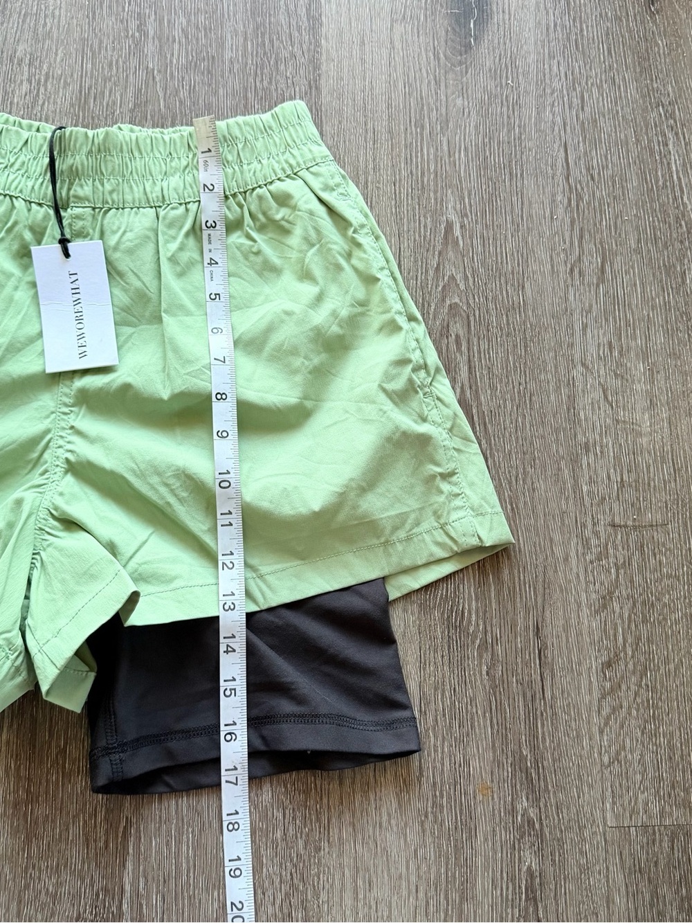 WeWoreWhat Mint Green Elastic-Waist Athletic Shorts - Picture 7 of 7